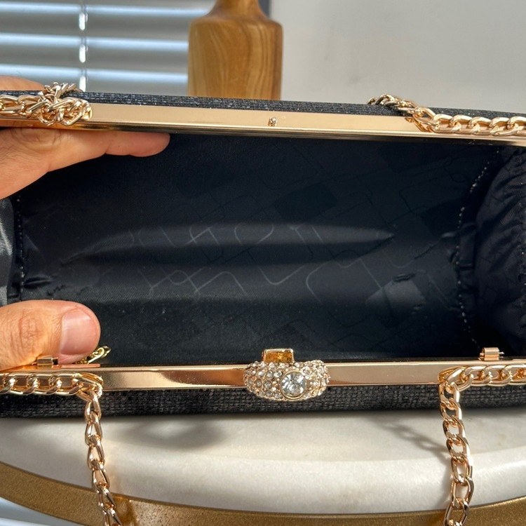 کیف دهنه دار مجلسی با جنس لمه