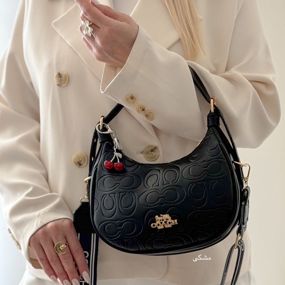 کیف دوشی طرح coach آویز گیلاس دار